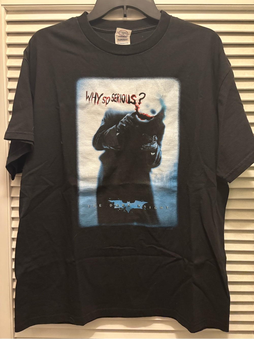 Delta Black Graphic 'Why So Serious?' Short Sleeve Tee